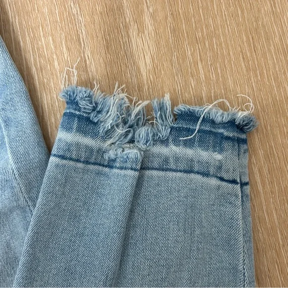 We The Free People Wild Child Skinny Stretch Jeans Havana Blue Size 29 - Picture 4 of 9